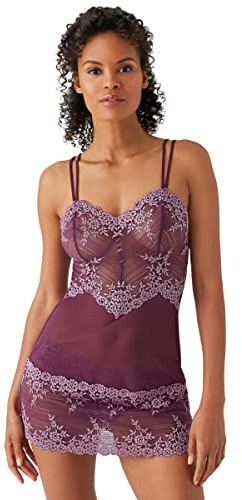 Wacoal Embrace Lace Chemise Italian Plum/Valerian Purple XL - 16