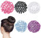 Net for Hair,Haarnetze Frisuren,Haarnetz 5 Stück,Hair Net,Haarnetze,Dutt Netz Haarnetz,Ballet Bun Net,Kristall Haarnetz,Ballet Hair Net,Dutt Ballett Mädchen,Dutt Glitzer,Duttnetze (Mit Strass)