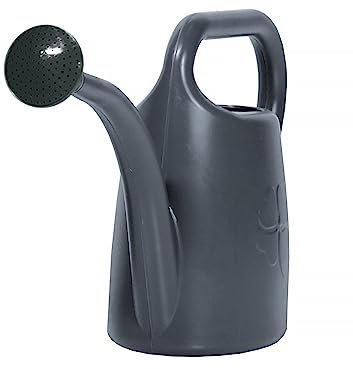 Garronda Regadera Plantas y Flores de Interior, Regadera pequeña de plástico para el hogar Jardín GD-0048 (Antracita, 1,8L)