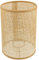 PACKOVE Rattan-Lampenschirm Gewebter Lampenschirm Zylinder-Lampenschirm Lampenschirm Ersatz-E27 Lampenschirm (20.5x14x14cm, Lampenmunddurchmesser 4,2 cm)