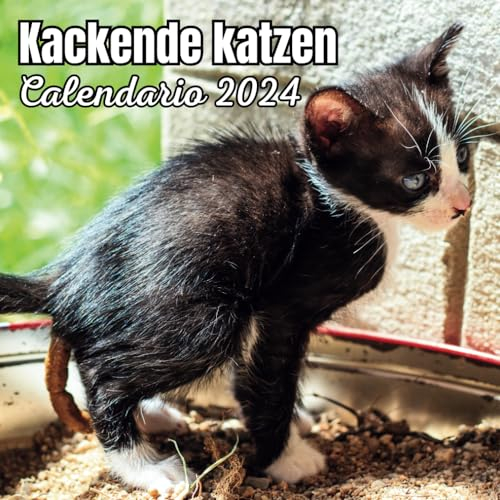 Kackende katzen kalender 2024: Lustige katzen Organizer von SEPTEMBER 2023 bis Dezember 2024 , für Tiere Liebhaber.