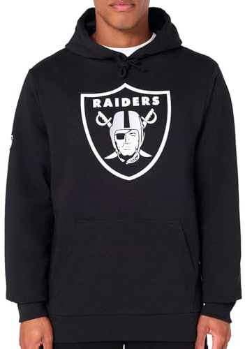 New Era Las Vegas Raiders NFL Team Logo Hoody Schwarz Kapuzenpullover - L