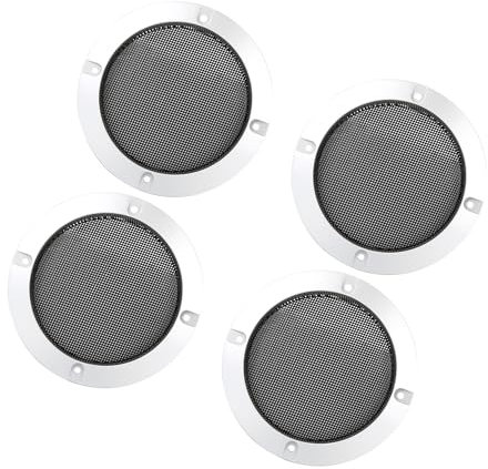 Motoforti Universal Audio Speaker Cover Mesh Grill, for 98mm Speaker, 4 Pcs