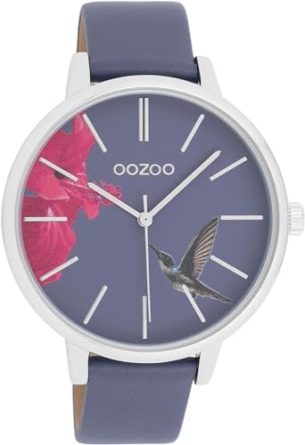 Oozoo - Timepieces Damen Uhr | Armbanduhr Damen mit Metallarmband | Moderne Uhr für Frauen | Edle Analog Damenuhr in rund (42mm Gehäuse)