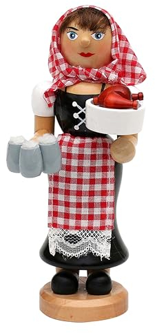 Räuchermännchen Zenzi mit rauchendem Hähnchen Oktoberfest