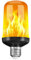 Kopinma LED Flame Light Bulb, Flame Effect Light Bulb E27,Decorative Flickering Realistic Fire Lights Bulb, LED Outdoor Light Lamp for Christmas Halloween Festival Garden Decoration, Black