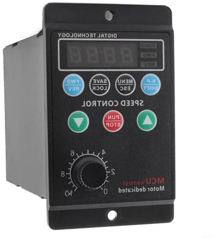HEIBTENY 220 V Wechselrichter, industrielle Automatisierung Umrichter Frequenzumrichter Wechselrichter Einphasen-Wechselstrom für 3 Phasen Drehstrommotoren Frequenzumrichter (750W 110/220V)
