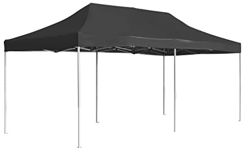 Profi Partyzelt klappbar Aluminium 6x3m anthrazit