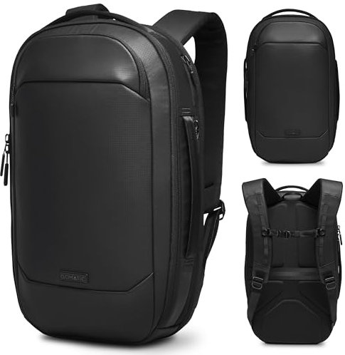 Gomatic Navigator RS Laptop Backpack - Expandable 15-21L, 16-Inch Laptop Bag, Water Resistant Rucksack with Anti-Theft Pockets, Ideal for Business, Work, Travel & Daily Use for Men and Women