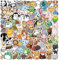 100Pcs Cute Animal Stickers Waterproof Pokemon Sticker Aesthetic Sticker Pack for Art Crafts Bottles Vinyl Hydroflask Skateboard Phone Laptop Stickers Bumper