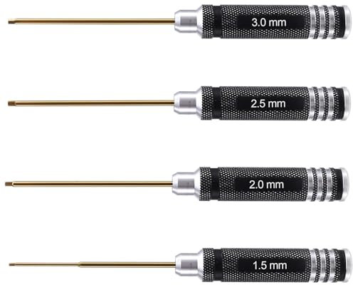 Boddceto Set di Cacciaviti A Brugola per Modelli di Nave, Elicottero, Aereo e Auto: Utensili per Modellismo Navale