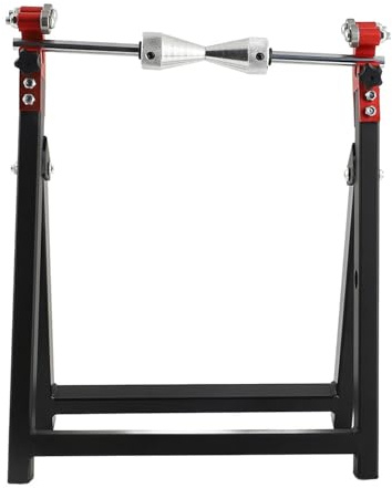 Klanata faltbarer Motorrad-Radauswuchtständer – 5 x 23 statisches Reifenzentrierungs- und Auswuchtwerkzeug mit Pulverbeschichtung