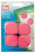 Prym 611389 Fixiergewichte MINI Ø 30 mm, pink – 4er-Set Stoffgewichte zum Fixieren von Schnittmustern & Stoffen – mit Metallkugeln gefüllt – ideal für Nähen, Patchwork & Schneidematten
