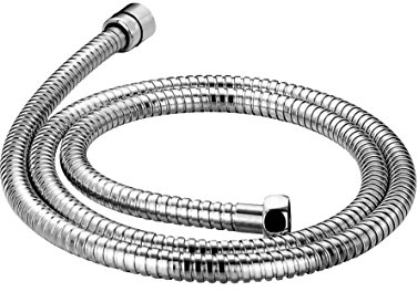 Steinberg 099 9412 1800 mm langer Verbindungsschlauch von Dusch-Kopf zu Armatur mit eingebautem Verdrehschutz Metall-Brauseschlauch, Chrom