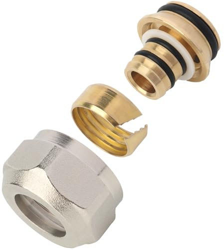 AB 1/2 Zoll Radiant/PEX Verteileranschluss/Adapter/Rohrmuttern (10 Stück) für alle Schlaufen