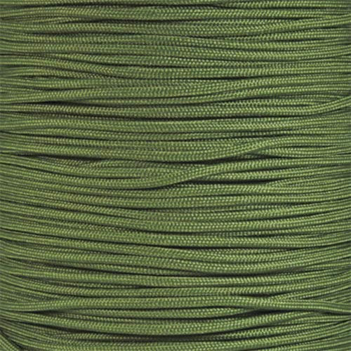 Paracord Planet Einfarbiges Paracord mit 7 Strängen, Typ III, Nylonschnur für Innen- und Außenaufgaben, Olivgrün (76,2 m)