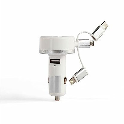Adapter für Zigarettenanzünder mit 3 Anschlüssen.