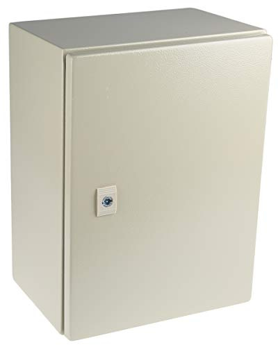 RS PRO Stahl Wandgehäuse RAL 7032 IP66, HxBxT 400 mm x 300 mm x 210mm