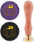 craspire Kürbis-Wachssiegelstempel, Halloween-Wachssiegelstempel, Erntedankfest, Hochzeitseinladungen, Retro-Vintage-Messing, Siegelkopf, Holzgriff, Abnehmbar, Für Herbst, Weihnachtsfeier, Grußkarte