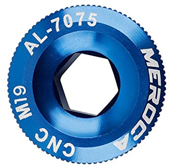 Kurbelgarnitur Schraube, Aluminiumlegierung Fahrrad Kurbelarm Befestigungsbolzen Aluminiumlegierung Mountainbike Farbe Integrierte Kurbelabdeckung Kurbelschraube M18 M20 Kompatibel Mit Himano M19