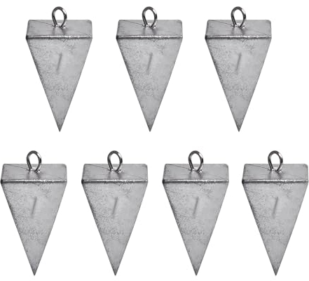 Pyramid Sinkers Angelgewichte Salzwasser Bullet Angelgewichte Pyramide Sinkers Ocean Surf Angelausrüstung Welsausrüstung 28,3 g 56,7 g 85 g 113,4 g 141,7 g 170,1 g 226,8 g (28,3 g, 7 Stück)