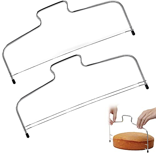 (1 piezas) Divisor de base para tartas,corte para tartas,cuchillo para tartas de acero inoxidable para cocina,tienda de postres,apto para lavavajillas,32 cm,plateado