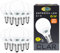 CLAR - Lampadine a LED E14 6W, Led Sfera Luce, E14 Lampadine, Lampadine Senza Fili, Lampade Led Piccole, Lampadine Led Luce Calda E14 6W (Pack 10)