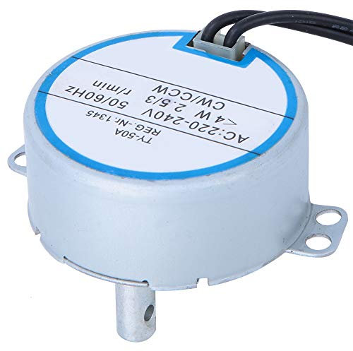 TY-50A Synchronous Motor CW/CCW Remote Control Turntable Motor for Moving Head Fan 220-240V 3 r/min, Dedicated Motor