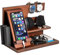 Birthday Gifts for Men, Wood Phone Docking Station, Bedside Table Organiser, Gifts for Dad, Mens Gifts for Husband Dad Gifts for Him Anniversary Xmas Presents for Men Nightstand Key Wallet Stand