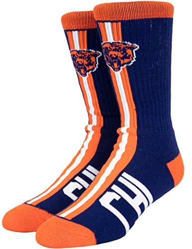 Fanatics For Bare Feet NFL Team Socks Socken (Chicago Bears, 37-42)