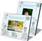 True Statements Baby Bilderrahmen für Fotos 10x15 cm personalisiert mit Namen & Geburtsdaten „Elefantenbaby“ – Fotorahmen Mädchen Jungen – Geschenk zur Geburt Taufe Geburtstag (Blau, Hochformat)