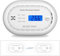XINDUM Interlinked Carbon Monoxide Alarm Detector with LCD Display, 10 Year Sealed Lithium Battery, Carbon Monoxide Alarm Conforms to EN 50291 Standard 1Pack White