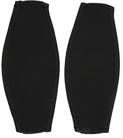 Akozon 2 Stück Tauchmaskenband, Schwarzes Neopren-Material, Stabilisierendes Tauchmaskenband, Tauchmasken, Sicherheitsschutzverpackung für Männer und Frauen, Abdeckung aus Neopren