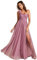 Ever-Pretty Abito Dmigella Donna Linea ad A Abiti Lunghi Donna da Cerimonia Orchidea 42