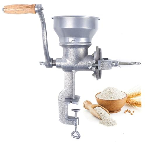 Molinillo de cereales manual, molinillo de malta, trituradora de granos, trituradora de granos, molino para granos, café, nueces, frijoles, trigo, maíz y otros alimentos