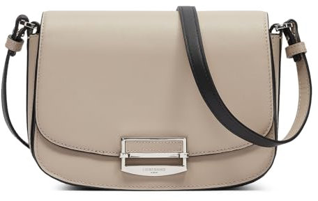 LIEBESKIND BERLIN Ezra 2 Calf Optic Crossbody Bag Stone