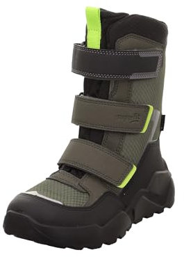 Superfit Rocket Warm gefütterte Gore-Tex Botte de Neige, Grün/Schwarz 7000, 35 EU Large
