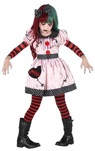 Boland - Kinderkostüm Horror Puppe, Faschingskostüm, Kostümset für Halloween, Karneval und Mottoparty