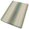 Tenda Sole Strisce Esterno Balcone Terrazzo Veranda Gazebo Portico con Anelli e Ganci per Applicazione, Resistente e Lavabile, 100% Poliestere Durevole, Tinta Righe (145x290, Verde_Beige)