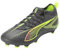PUMA Ultra 5 Match FG/AG JR, Zapatillas de fútbol, Matte Aged Silver-Yellow Alert Aged Silver, 30 EU
