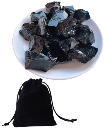 Piedras en Bruto Naturales,Piedras de Turmalina Negras,Set Cristal Curativo de Regalo,Purificación de Agua, Cristales Curativos, Mineralización de Agua,Cristales de Filtro de Agua