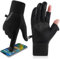 Bobelle Fahrrad Handschuh Herren,Winterhandschuhe Wärme Thermo Radsport Handschuhe Winddichte Touchscreenhandschuhe Damen für Laufen Radfahren Outdoor Sport(Schwarze)