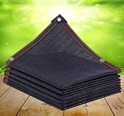 Tenda parasole per pergola, 3 x 4 m, nera, con rete per la privacy, resistente, per piante, multifunzionale e versatile