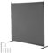 VEVOR Paravent Multifonctionnel à Panneau Unique, Cloison de Séparation Autoportant 181x181,5 cm, Séparateur de Pièces Intérieur, Brise-Vue pour Confidentialité, Bureau, Chambre à Coucher, Gris
