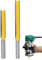 2 PCS Extra Long 1/4 Router Bit,Straight Router Bit 2 3,Flush Trim Router Bits 1/4 Shank for Wood Woodworking Tools Double Flute