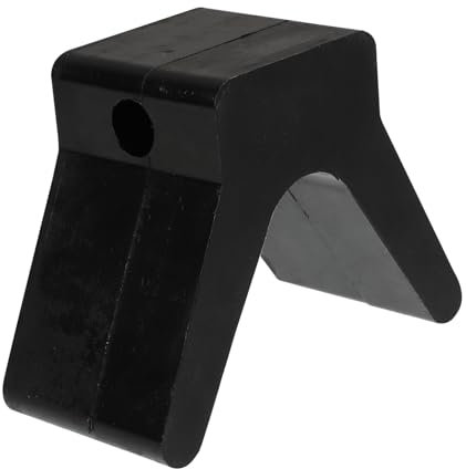 MUELODSIC Butée Étrave Remorque Bateau v Block Caoutchouc Support Stable pour Voilier Bateau Kayak Installation Facile Et Légère