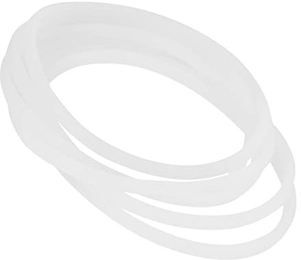 CYSFETENA 6 Stück 8,4 Cm Gummi Blender Dichtung, Entsafter Zubehör Elastischer O Ring Im Kreuzmesser, Abwaschbarer Mixer Dichtungsring für Ersatzdichtungen in Entsaftern Mixern