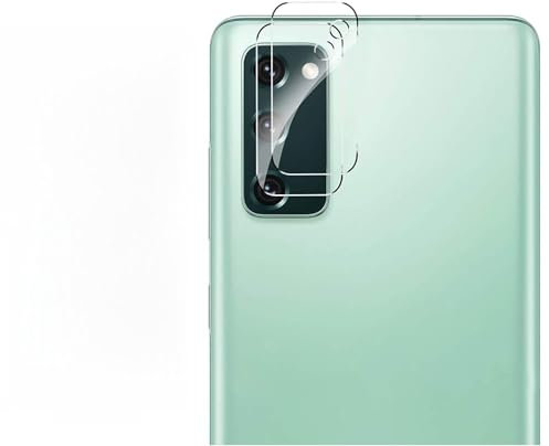 PHONILLICO Protection Caméra pour Samsung Galaxy S20 FE [Lot de 2] Verre Trempé Transparent Lentille Appareil Photo Arrière Film Protection Anti Rayure