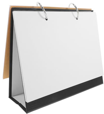 DOITOOL Blanko-kalender Mit Heraustrennbaren Leeren Seiten Ordner Diy-handbemaltes Buch Für Schreibtisch Aus Dickem Papier Vielseitig Einsetzbar Als Notizbuch