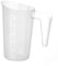 HENDI Caraffa graduata, impilabile, misurino con scala, 2L, ø160x(H)205mm, polipropilene